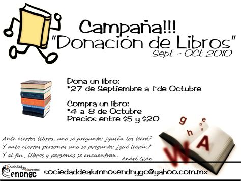 Sociedad de Alumnos ENDNGC Campaña de Donación de Libros 2010