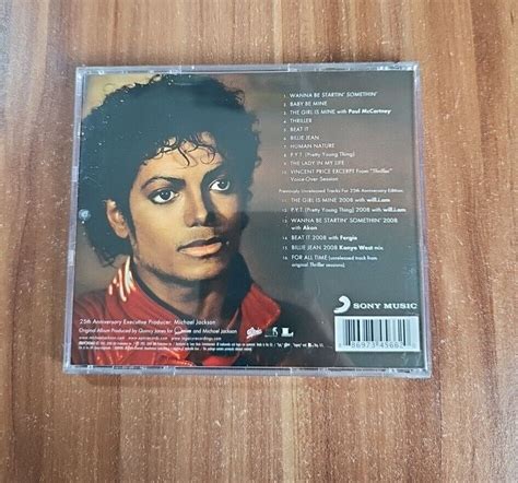 Michael Jackson Thriller 25th Anniversary Edition CD Album Sehr