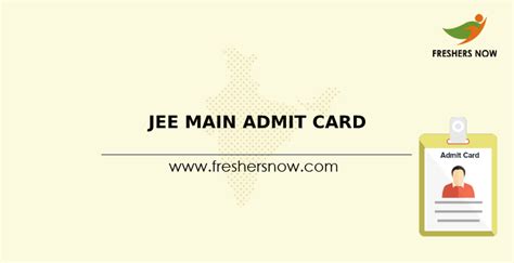 Jee Main Admit Card 2022 Released Session 2 Hall Ticket Exam Date