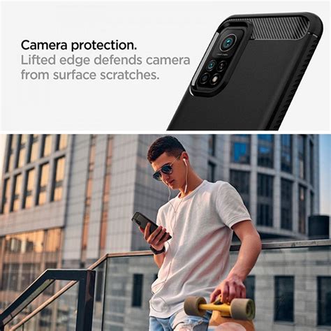 Spigen Rugged Armor For Xiaomi MI 10T MI 10T PRO Matte Black Θηκη