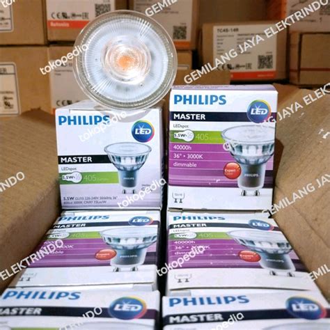 Jual Lampu Philips Master Ledspot Expertcolor 5 5w Gu10 Cri97 Dimable