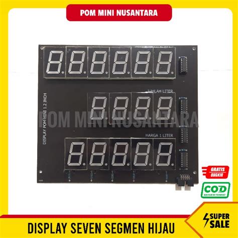 Jual Pom Mini Nusantara Display Seven Segmen Pertamini Digital Layar