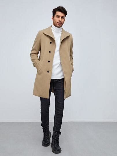 Men Overcoats Fashion Men Overcoats Shein Usa