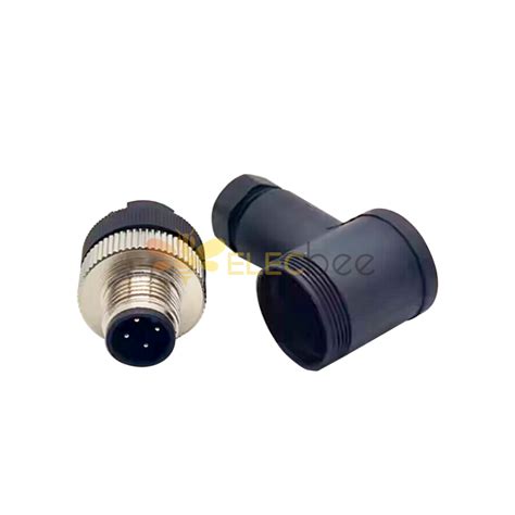 Pcs M Field Wireable Connector A Code Right Angle Pin Male Non