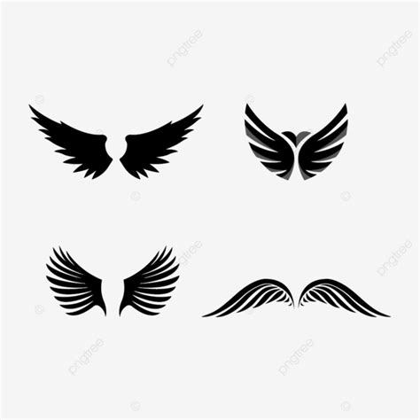 Templat Design Vector Art Png Wing Logo Vector Illustration Design