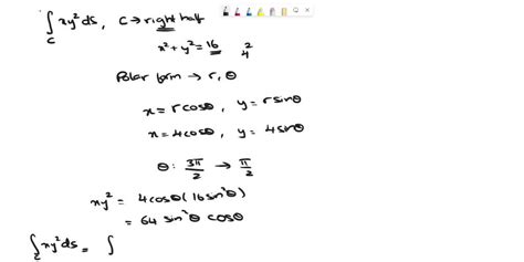 Solved Evaluate The Line Integral Where C Is The Given Curve Round