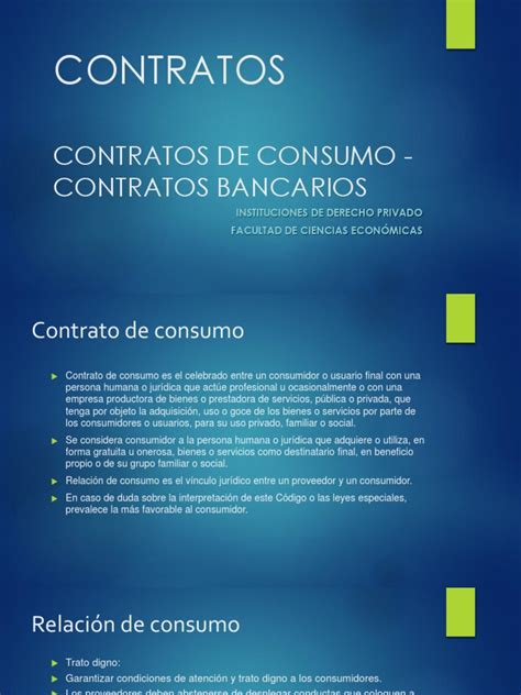 Contratos De Consumo Pdf Los Consumidores Consumo Economía