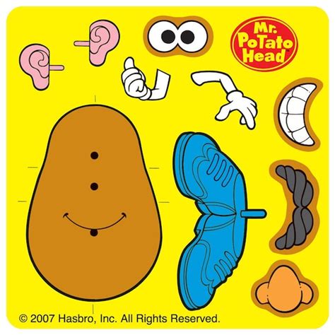 Mr Potato Head Body Parts Printable Reviewmotors Co