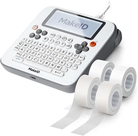 Amazon Makeid E White Label Maker With Continuous Tapes White