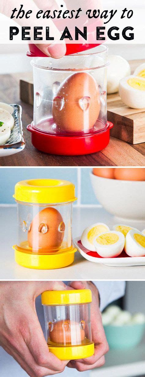 The Negg® Hard Boiled Egg Peeler Cooking Gadgets Food Hard Boiled