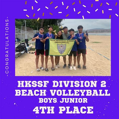 Hkssf Inter School Boys Junior Beach Volleyball Competition 2023 2024