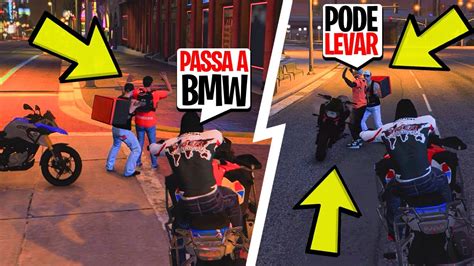 OS DRAK DO IFOOD ROUBANDO GERAL NA CIDADE SEM DÓ l GTA 5 l RP YouTube