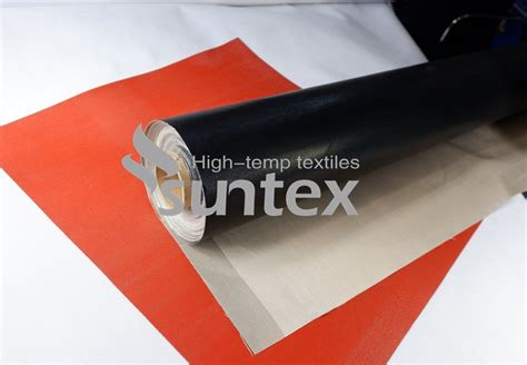 Twill Weave Ptfe Coated Fiberglass Fabric High Temperature Resistant