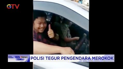 Aksi Polisi Tegur Pengendara Merokok Di Jalan Tuai Pujian