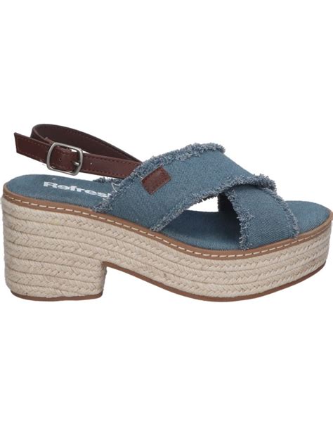 Sandalias Tac N Refresh Azul Megacalzado Mujer