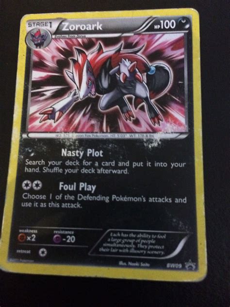 Zoroark Illusion Fox Pokemon Pokemon Hand Of Cards Foul Play