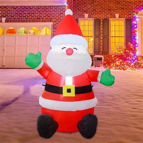 Outdoor Sitting Santa Claus Etsy