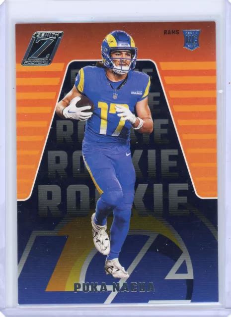 Puka Nacua Panini Zenith Football Rc Recrue Los Angeles Rams