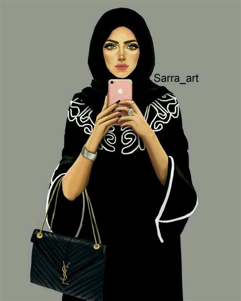 Girly M Girly Stuff Sarra Art Hijab Drawing Hijab Cartoon Hijabi