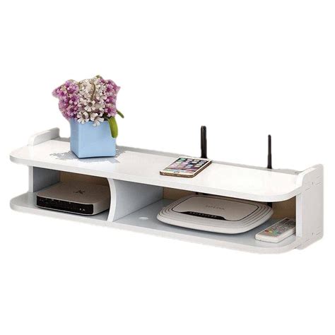 Asepa Shelf Router Rack Wifi Modem Storage Dvd Player Rack Modem Holder Rak Router Holder Astro