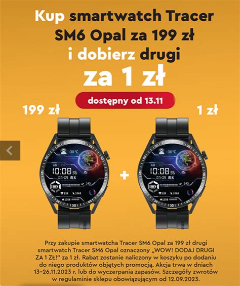 Biedronka Szaleje Od Jutra Smartwatch Za Z Ot Wk Warszawa W Pigu Ce