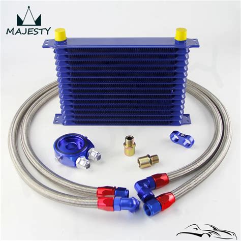 Parts Accessories Universal Engine Transmission Oil Cooler Rows