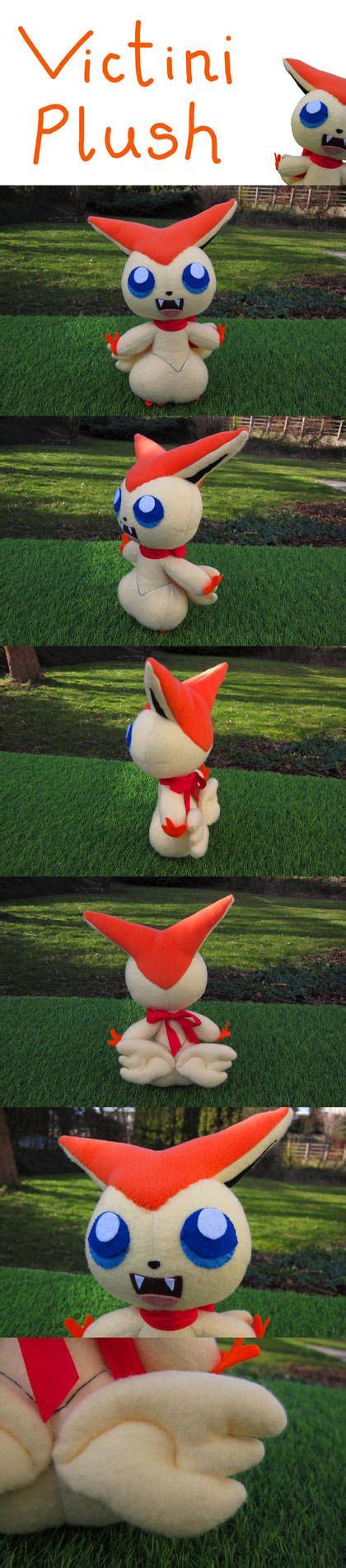 Victini Plush By Luminous Luchador On Deviantart