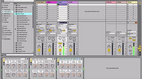 Ableton Live Tutorial Drum Racks Effects Racks Explained Youtube