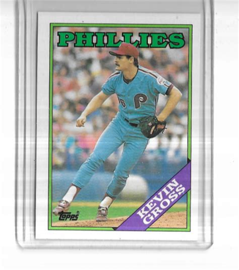 1988 Topps 20 Kevin Gross Philadelphia Phillies EBay