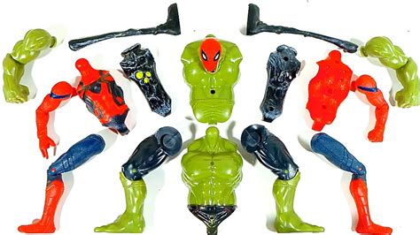 AVENGERS TOYS SIRENHEAD VS SPIDERMAN VS HULK SMASH YouTube