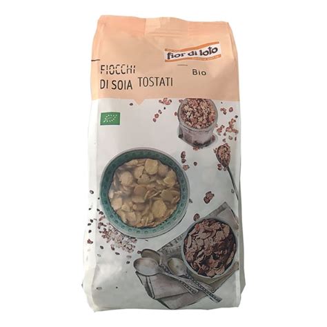 Fiocchi Di Soia Tostati Bio 500 Gr Loto Il Punto Naturale