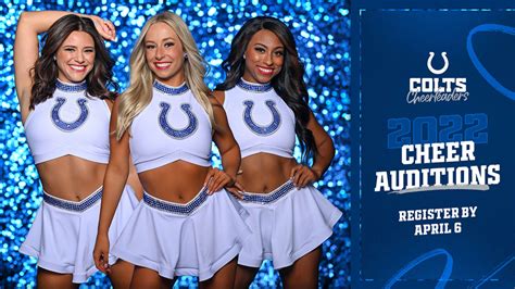 Open Auditions For The Indianapolis Colts Cheerleaders For