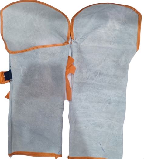 Gray Leather Welding Hand Sleeves For Safety Size Free Size At Rs