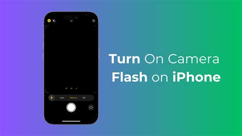 turn  camera flash  iphone  guide