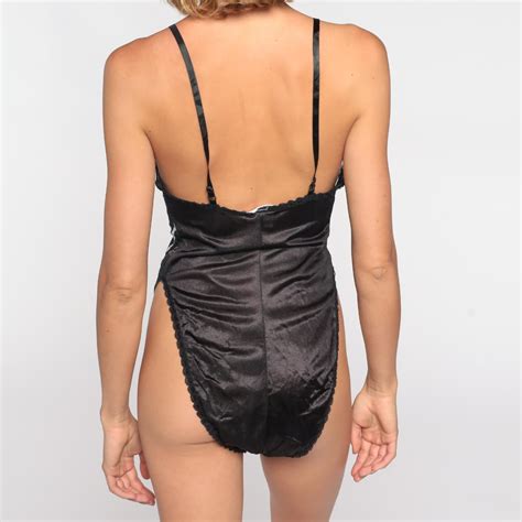 Vintage 90s Lingerie Bodysuit With A Giraffe Print Depop