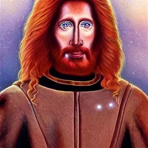 Redhead Alien Ashtar Command Sananda Jesus Creator Stable Diffusion