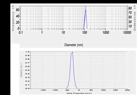 A Dls Particle Size Analysis Of Zno Nps And B Zeta Potential