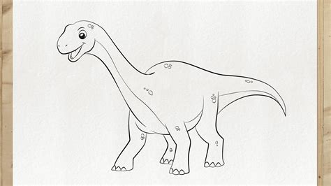 Como Dibujar Un Dinosaurio Brontosaurus Paso A Paso Facil Y Rapido Jurassic World Youtube