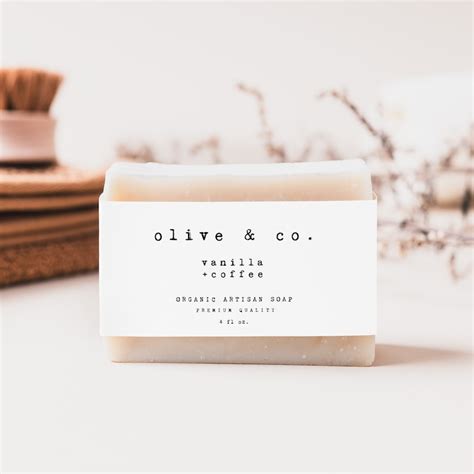 Editable Soap Label Template Custom Artisan Soap Label Etsy