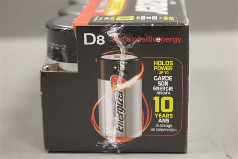 Energizer D8 D Cell Batteries Max Powerseal Alkaline 8 Count New Ebay