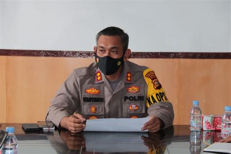 evaluasi penanggulangan covid  kapolres rohul perkuat tracing