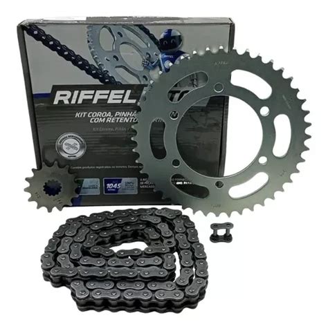 Kit Relação Transmissão Yamaha R3 Mt03 Riffel C Retentor