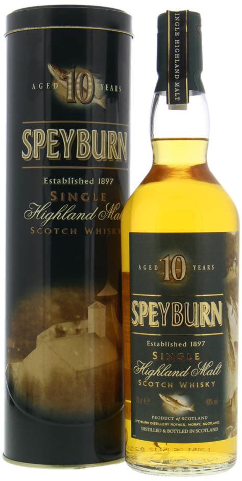 Speyburn 10 Years Old Single Highland Malt 40 Nv Best Of Wines