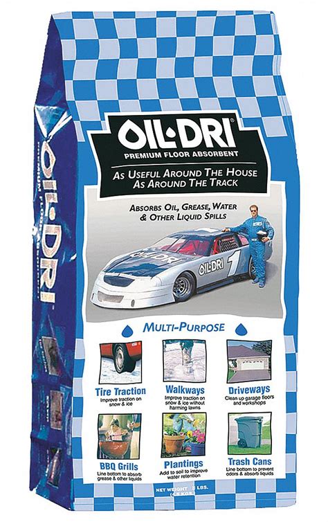 Oil-dri Universal Granular Clay Loose Absorbent, Absorbs 0.8 gal., 8 lb ...