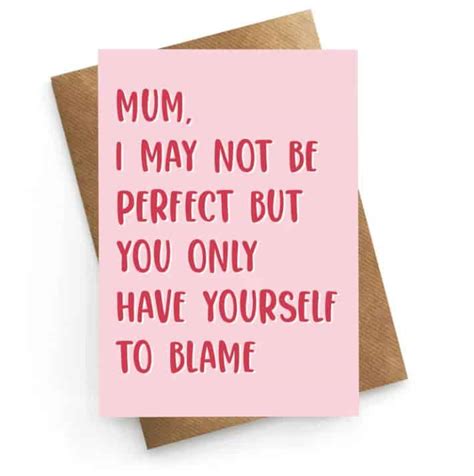 74 FUNNY Mother's Day Card Messages To Make Her LOL