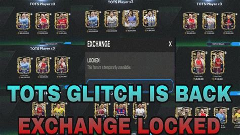 TOTS Glitch Fc Mobile Exchange Locked YouTube