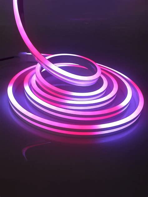 Ws B Led Neon Light Strip Rgbic Flow Color Changing Effect With