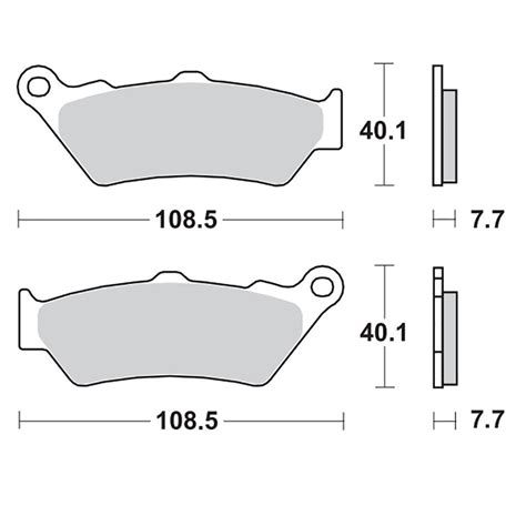 Bremsbelag Moto Master Roadpro Sinter Vorn Kr Ger Moto Parts