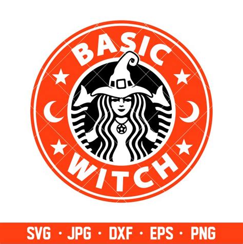 Basic Witch Svg Halloween Svg Starbucks Coffee Ring Svg Witch Svg