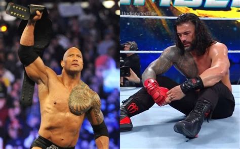 The Rock Empuja Tras Bastidores Para Ser El Vencedor Sobre Roman Reigns